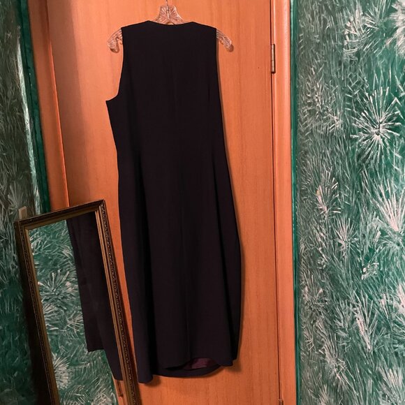 Bellessa Thick Strap Wrap Dress with Golden Buttons - Picture 6 of 8